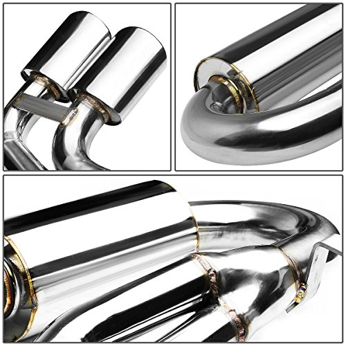 Dna Motoring Cbe-Cc97-57L-T8 Stainless Steel Cat Back Exhaust System [Compatible With 97-04 Chevy Corvette V8 5.7L] #TOP3