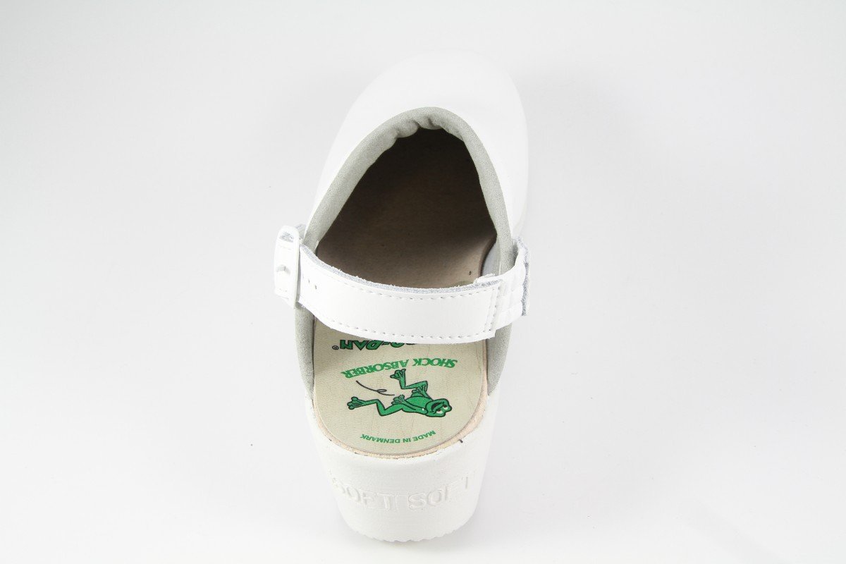 Euro-Dan, Zoccoli Uomo Bianco Bianco, Bianco (Bianco), 45 EU