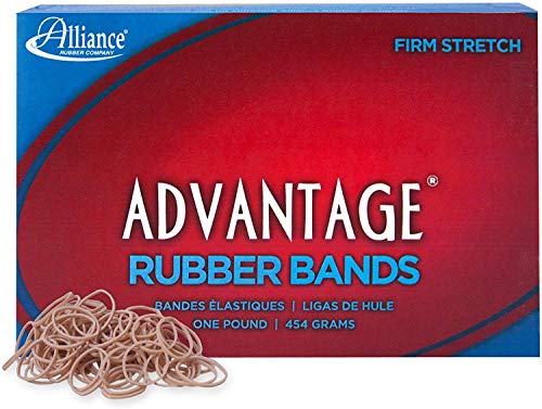 Alliance Rubber 26105 Advantage Rubber Bands Size #10, 1 lb Box Contains Approx. 3700 Bands (1 1/4