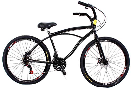 Bicicleta Aro 29 Beach Caiçara Praiana Freio A Disco 21 V.