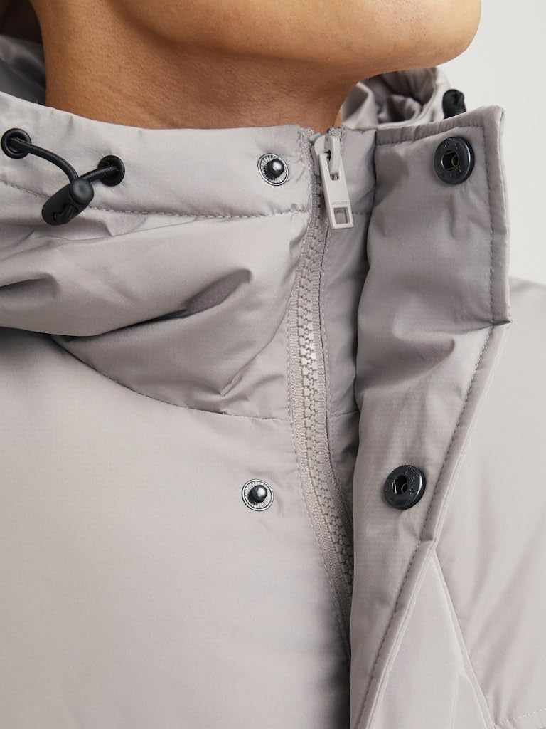 JACK & JONES Męska kurtka pikowana Jjebradley Puffer Hood Sn, Atmosfera, XL