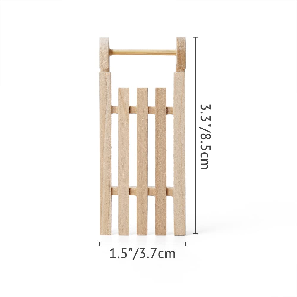 Odoria 1/12 Scale Miniature Accessories Set - Boots, Broom, Mat, Axe & Firewood Log Holder For Dollhouse - View #7