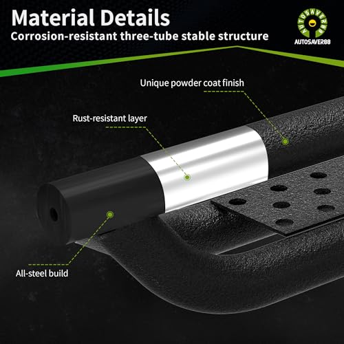 Estribos Running Boards para Tacoma Double Cab 2005-2023 miniatura 5