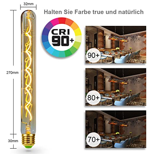 Lampadine Vintage E27 Dimmerabile Tubolare