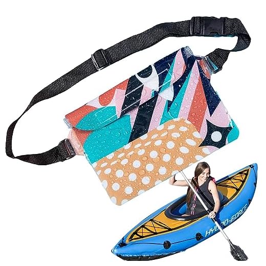 Riñonera Con Cinturón De Natación - Riñoneras De Moda De Gran Capacidad Y Pliegues - Natación Kayak Snorkel Riñoneras Para Teléfonos Celulares, Billeteras, Llaves, Lápiz Labial, Pasaporte Bouncies
