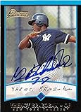 Sports Memorabilia Autograph Warehouse 248183 Yhency Brazoban Autographed Baseball Card - New York Yankees FT 2001 Topps Bowman - No. 182