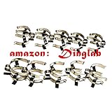 Dinglab, Glass Metal Clip for 24/40 Standard Taper joint,Standard Keck,Laboratory Lab Clamp Clip,Kec