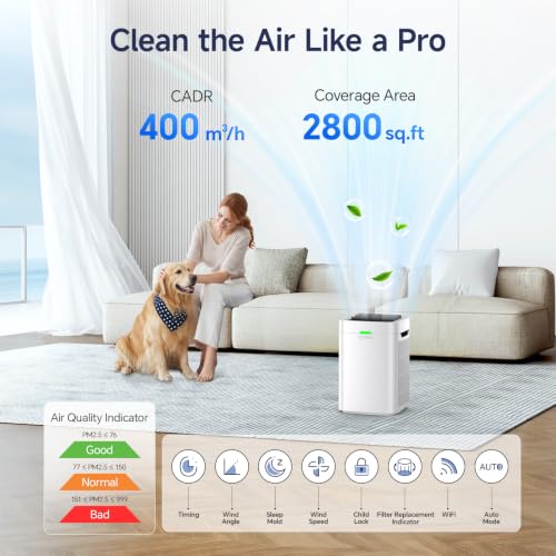 Image of Air Purifiers for Home Large Room up to 2800 Ft
