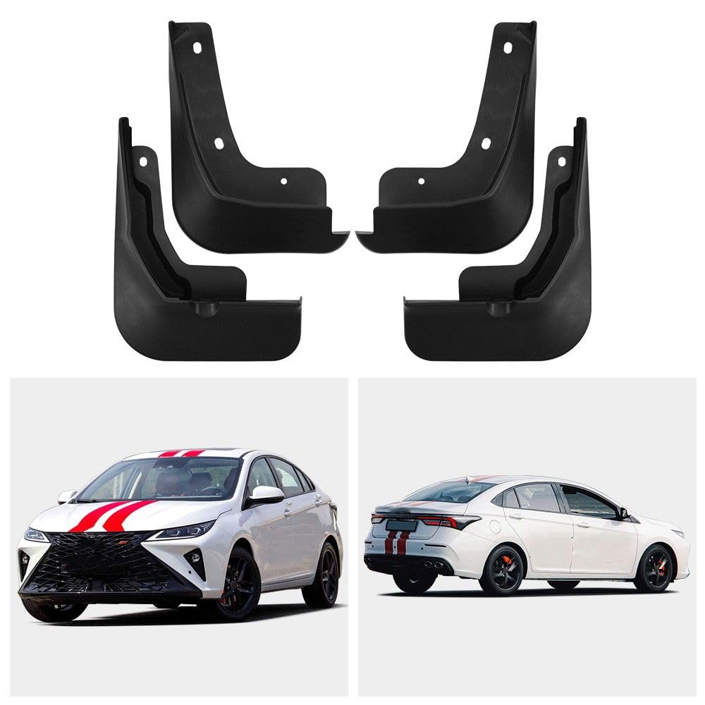 4 Stück Auto Schmutzfänger für Chery Arrizo 6 GT 2025, Vorne Hinten Kratzfest Spritzschutz Kotflügel Protection Zubehör