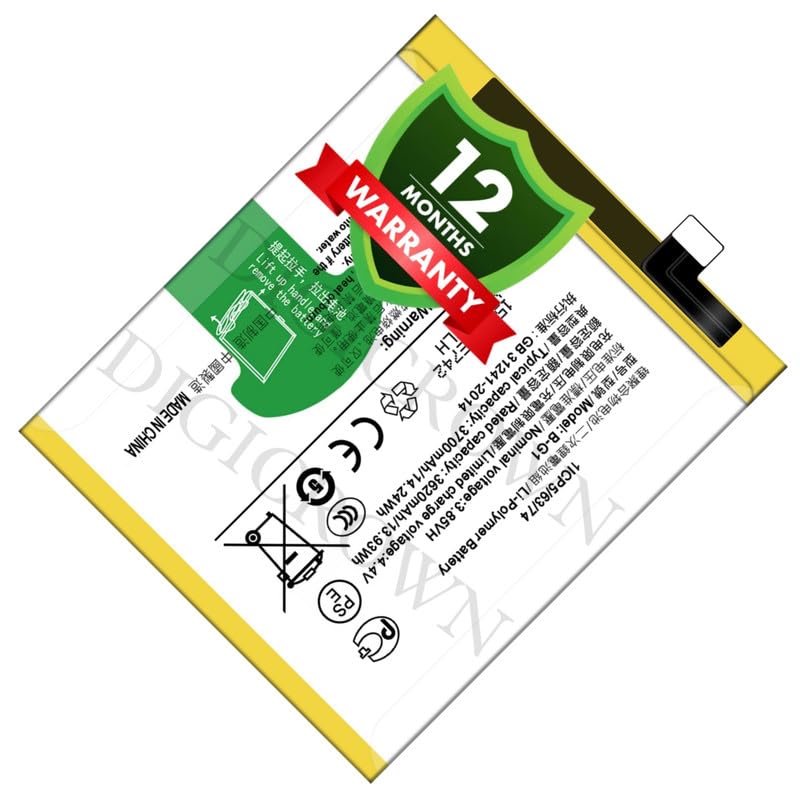 Image of Original B-G1 Battery Compatible for Vivo V15 Pro (Vivo 1818) - (3700mAh) - 1 Year Warranty DF7