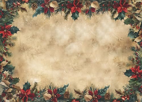 Weihnachten | Advent | 50er-Block Einweg-Tischunterlage aus Papier |...