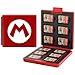 Custodia per Nintendo Switch,Portatile e Sottile Organizzatore Card Giochi, Custodia Giochi Scatola Adatto a 12 Giochi (Mario/Red)
