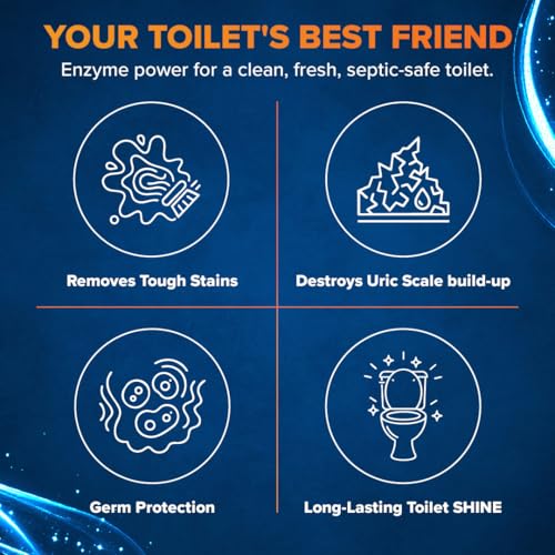 Image of Bioclean Shine Toilet Cleaner Liquid | Septic Odour remover | Toilet Cleaner Made for Septic Tanks | Septic tank cleaning liquid | Septic Tank | Toilet cleaning liquid| Pack of 1 | 500ml