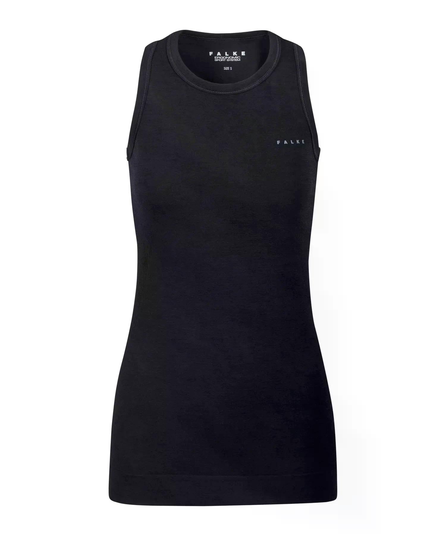Falke Damen Wool-Tech Light Funktionsunterhemd Top atmungsaktive klimaregulierende geruchshemmende nachhaltige Wolle Funktionsmaterial für warme und kalte Temperaturen Funktionsunterwäsche 1 Stück
