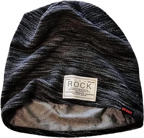 LukyTrge EMF Protection Beanies Cap Unisex Faraday Hat Microwave Radiation Blocking Stretch Cap Black