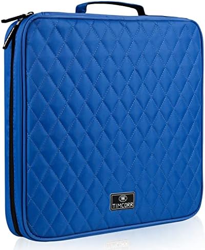 Amazon.com: Wismart 80 Capacity Pu Leather Shell CD DVD Blu-ray Media ...