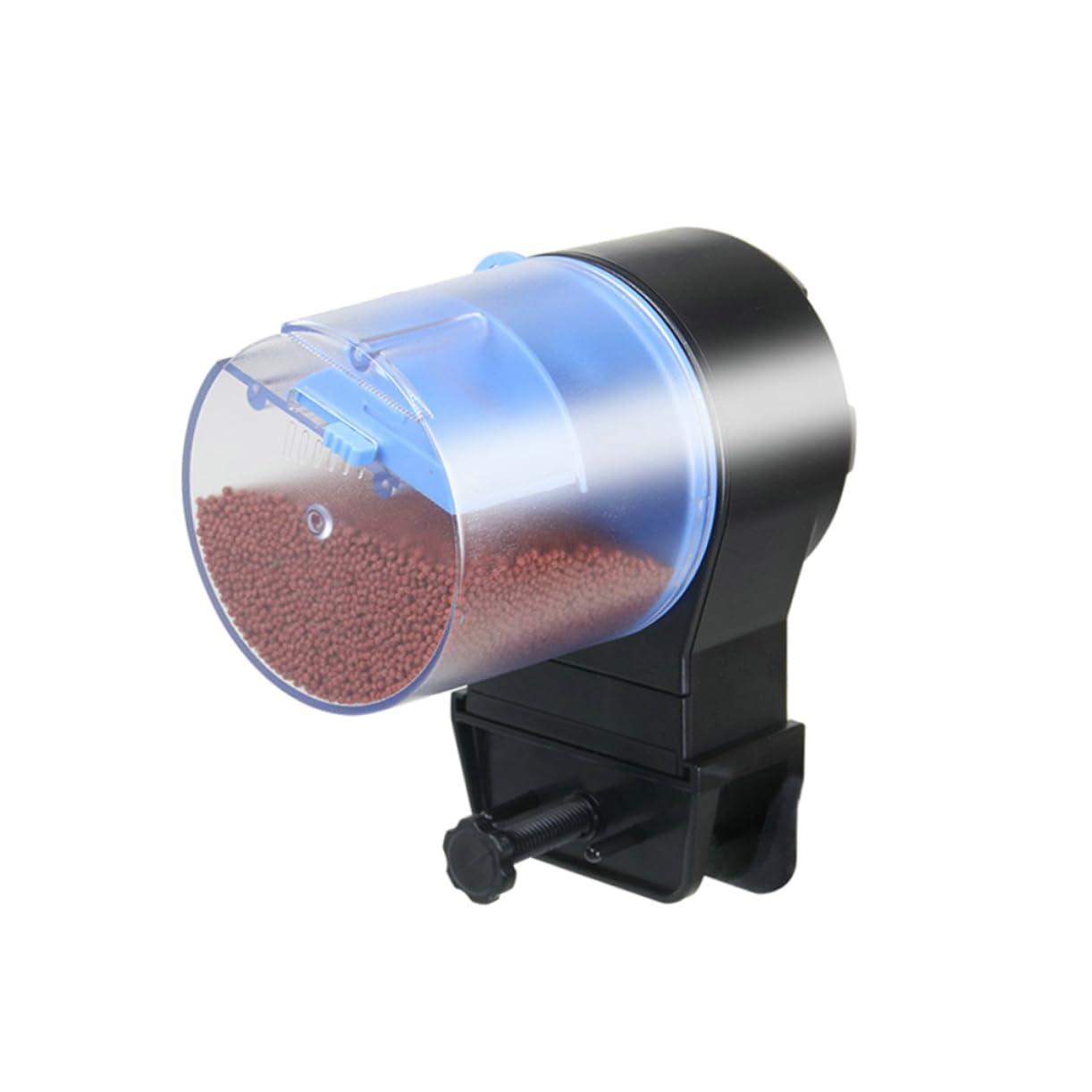 Anneome Automatic Fish Feeder for Aquarium Battery Operated Fish Food Dispenser with Timer Blue Hour Feeding Schedule