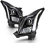 ACANII - For [Black Edition] 2013-2017 Cadillac XTS [HID/Xenon Non AFS] LED DRL Projector Headlights Headlamps Assembly