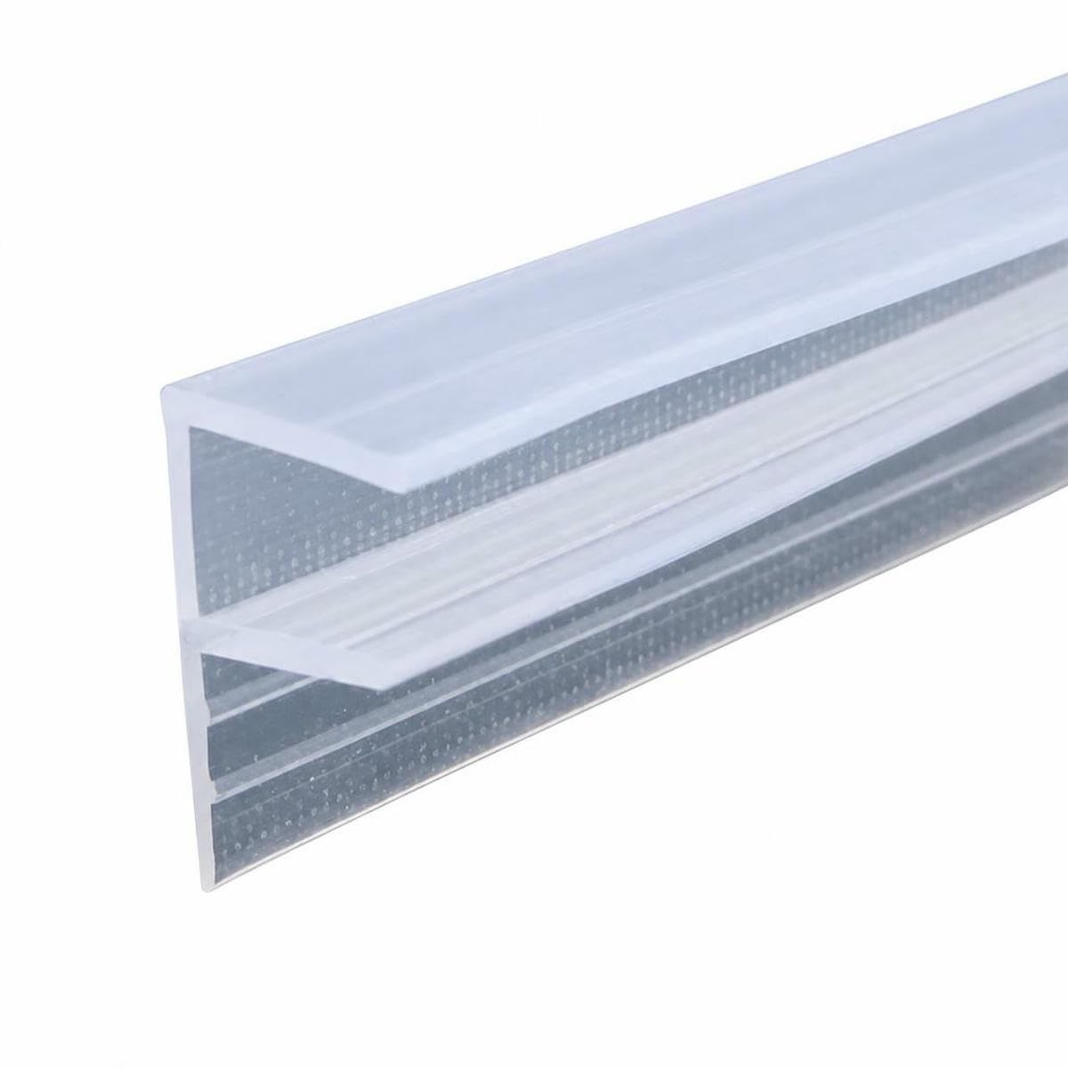 Jmgdj F-Type 10Mm H-Shaped, F-Shaped, U-Shaped Frameless Glass Door Sealing Strip, Bathroom Water Blocking Sealing Strip-4.0M