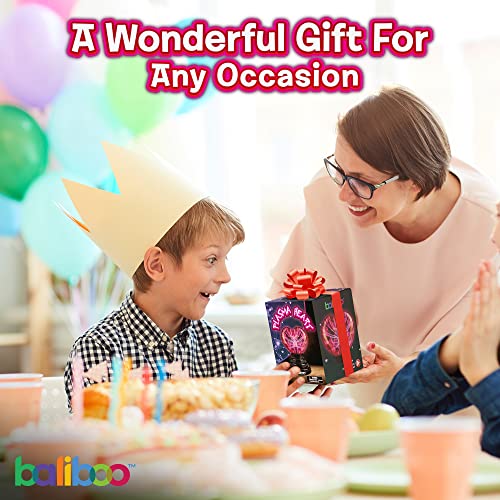 Image of 4 inch Heart Shaped Plasma Light - Touch Activated Lightning Lamp - USB & Battery Powered Plasma Globe Lamp - Science Static Electricity Ball, Party Favors, Easter Basket Stuffers