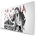 Produktbild Extra Large Mouse Pad -Lone Comedian and Cubs 2 White Desk Mousepad - 15.8x29.5in (3mm Thick)- XL Protective Keyboard Desk Mouse Mat for Computer/Laptop