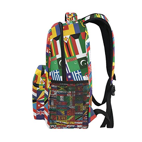School Backpacks Flower Horse Student Backpack Big For Girls Kids Elementary School Shoulder Bag Bookbag4