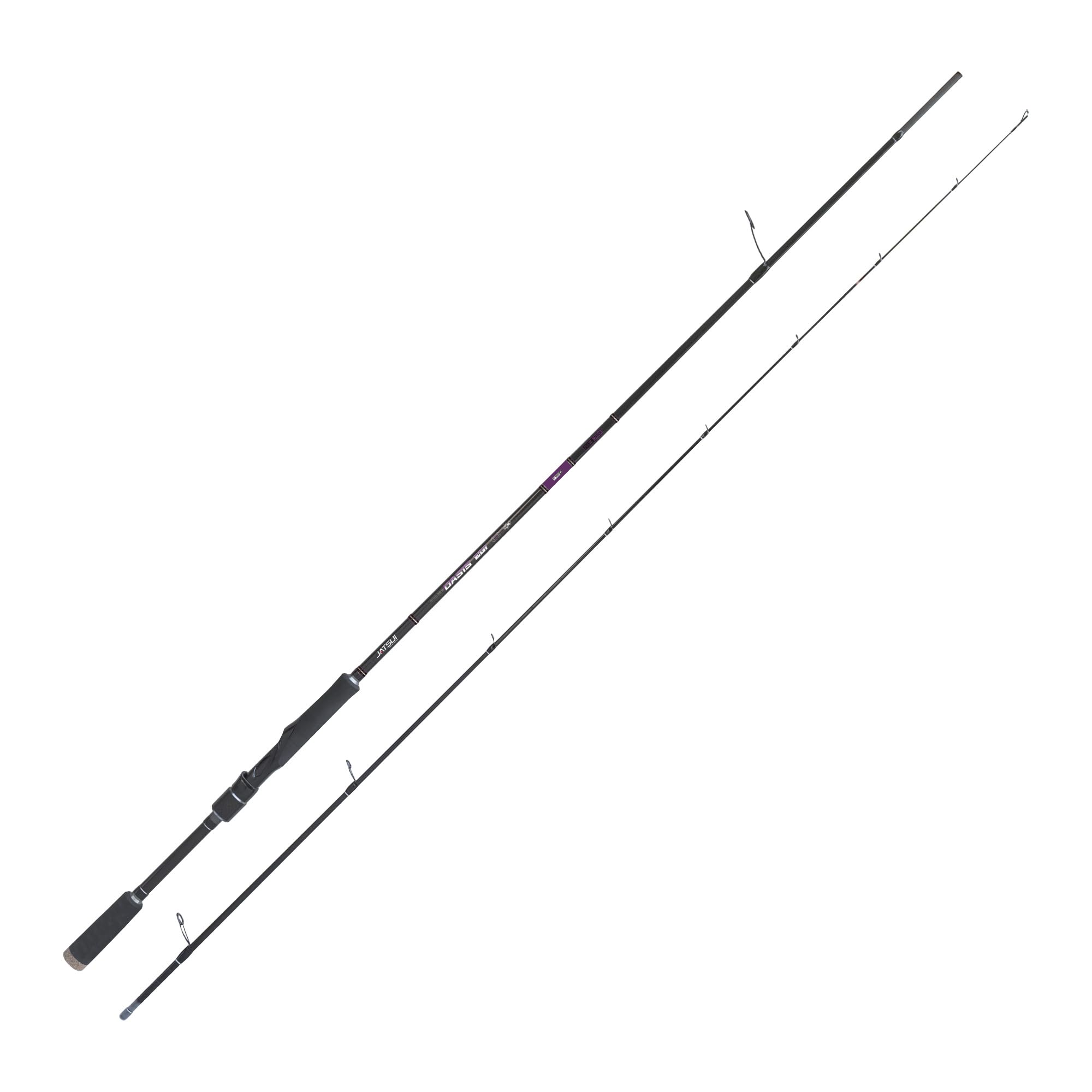 Jatsui Oasis Egi - Canna da Eging per Pesca ai Cefalopodi, Due Lunghezze, 8' / 8'6''
