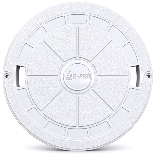 AR-PRO Exact Replacement SPX1070C Skimmer Cover (1-Pack) - 9 7/8 Heavy-Duty Pool Skimmer Lid Cover Compatible with Hayward SP1070 SP1071 and SP10712S Automatic Skimmer Models