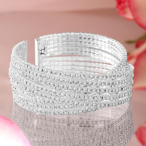 Image of Rubans Multi Layered Bracelet Trendy Jewellery Gift for Women & Girls