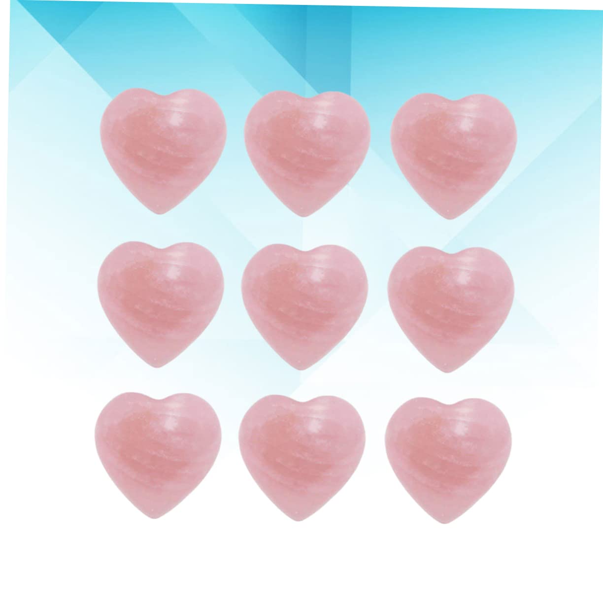 Lurrose 30stücke Herz Ornamente Aus Kristall Liebe Form Von Deko Für Hochzeiten Zuhause Partys Und Geschäfte Rosa