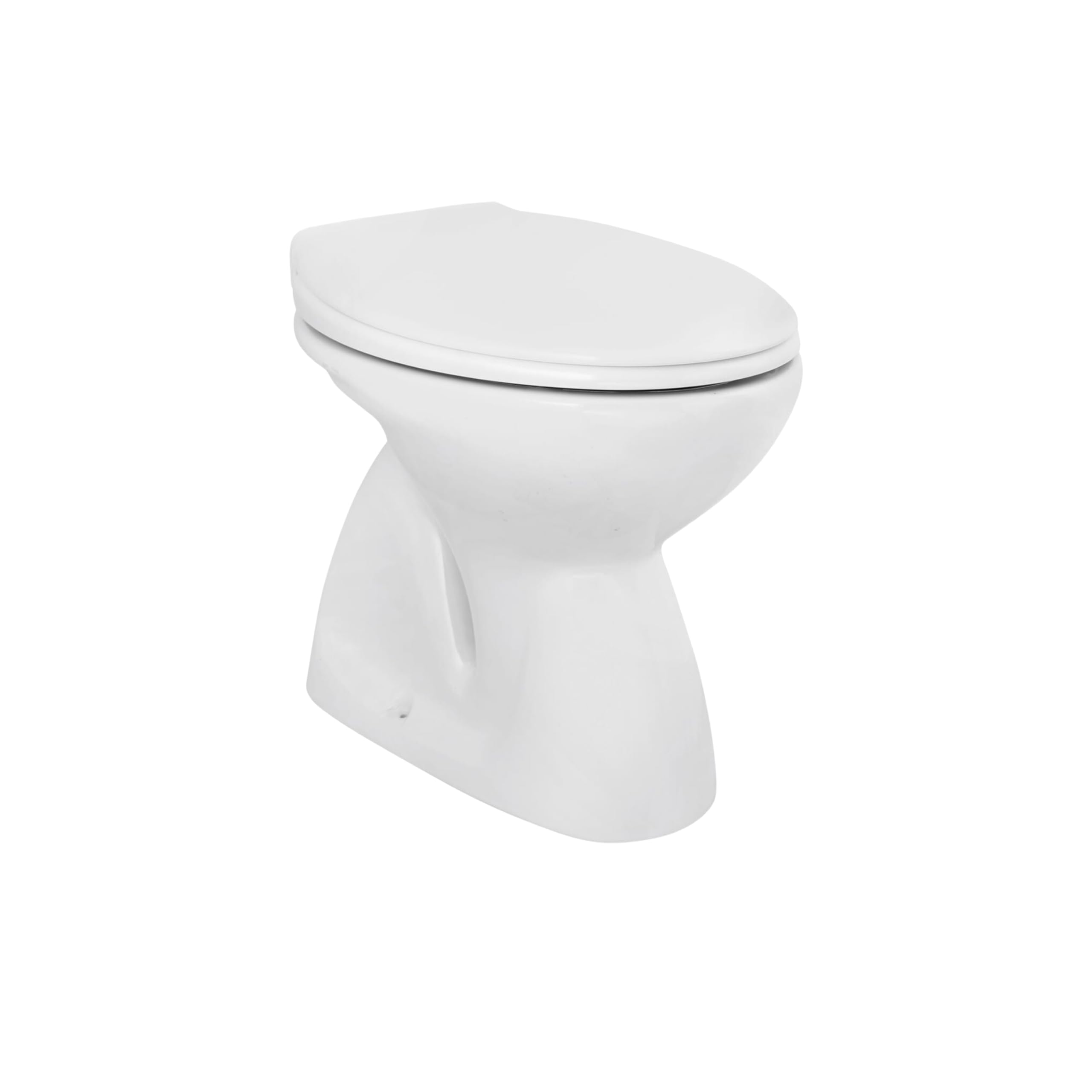 Parryware Niagara European Water Closet (EWC) / Western Toilet Commode without seat cover | Floor Mounted S-Trap (550 x 380 x 400mm) | C02521C-image-2