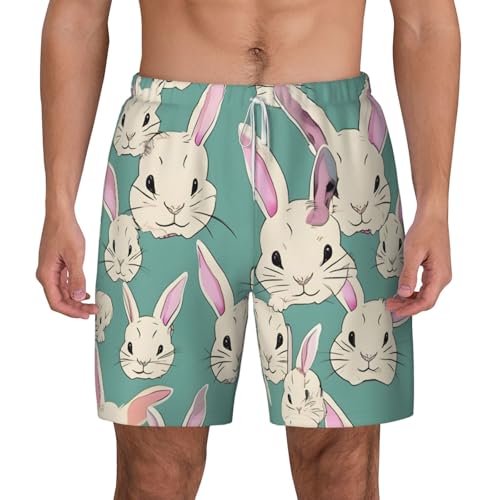 Pantalones cortos de natación Bunny transpirables para piscina surf y fitness