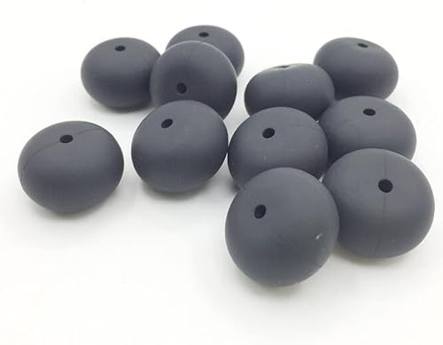 Cuentas de silicona de forma redonda cuentas sueltas para pulseras y collares accesorios de joyería