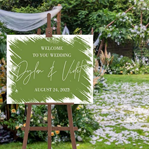 Panneau calligraphie moderne personnalisé haut de gamme pour fête et mariage