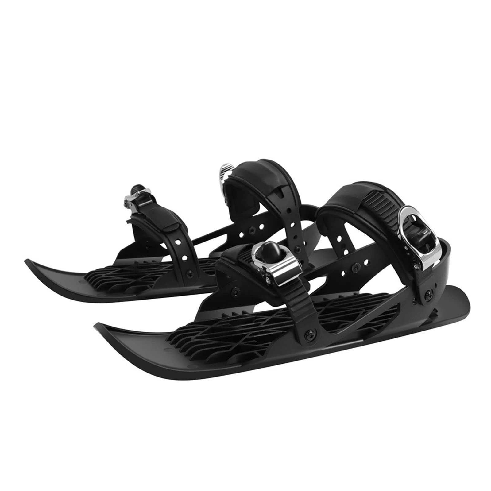 Mini buty snowboardowe Narty do butów zimowych Krótkie łyżwy Snowboard Skiboardy Zimowe sporty na świeżym powietrzu Snowboard Sled,Black