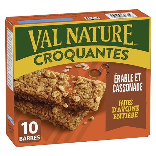 NATURE VALLEY Maple Brown Sugar Crunchy Granola Bars, No Artificial Colours, No Artificial Flavours, Snack Bars, Made with Whole Grain Oats, Pack of 10 Bars - Image 3