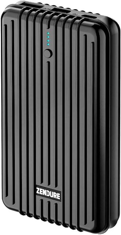 Zendure 18W Power Delivery Portable Phone Charger A5PD 16750mAh Ultra-High Capacity PD Power Bank with USB-C Input/Output, QC 3.0 Compatible with iPhone X/XS/XS Max/8, Nintendo Switch - Black