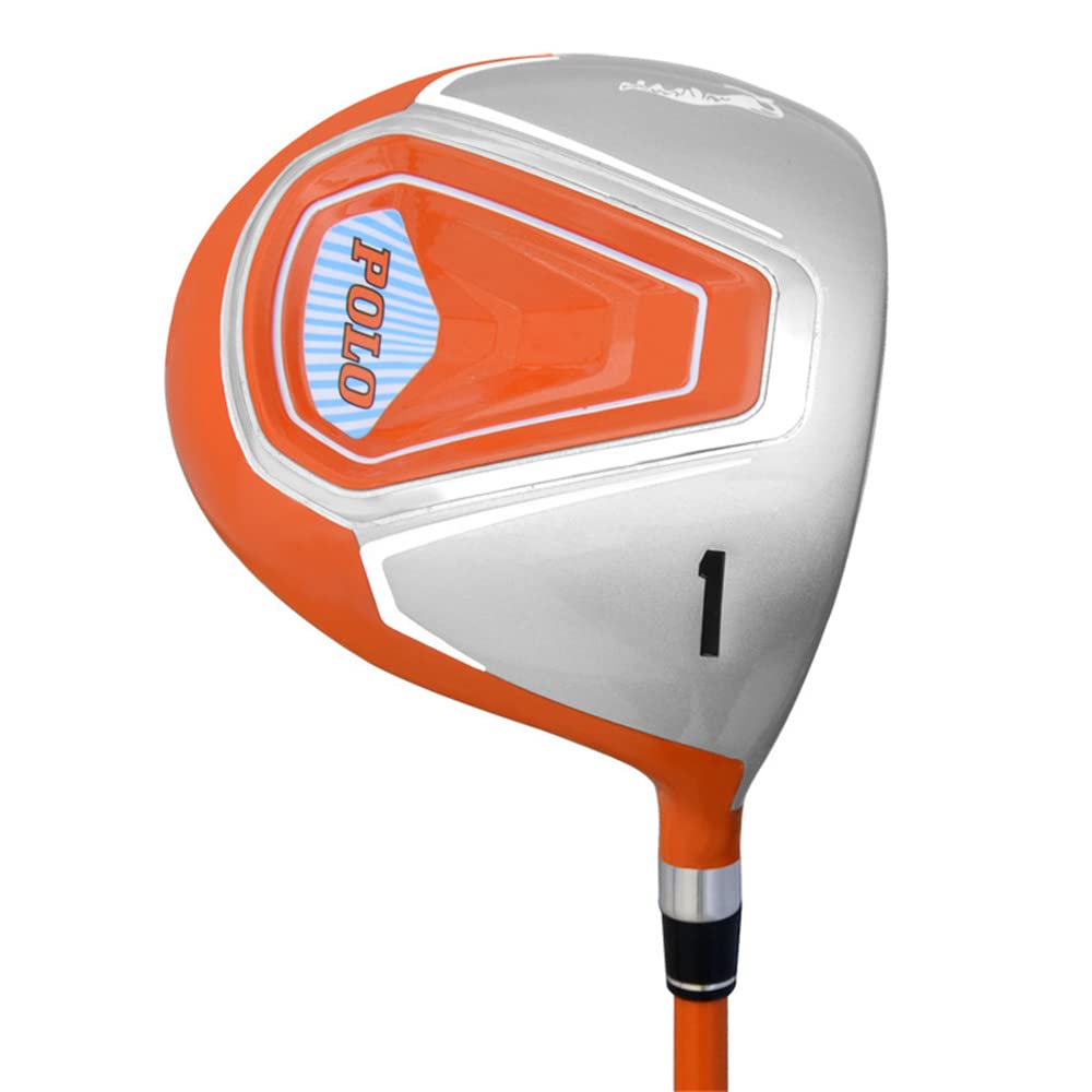 Perfecciona tu juego de golf con nuestro putter de mazo para niños, palo de golf de madera número 1 para principiantes, niños y niñas (naranja para 9-12 años)