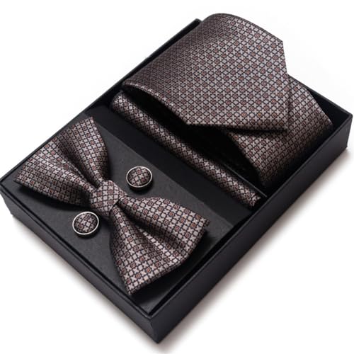 Corbata clásica para hombre con caja de regalo miniatura 1