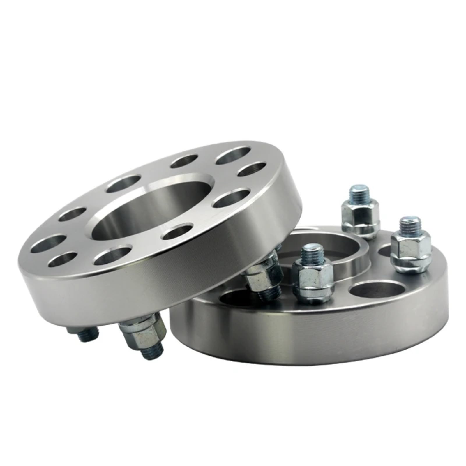 Distanciador de Rueda Para Chrysler para Grand para caravana 5 terminales 2 piezas PCD 5x114,3 CB71.6mm adaptador espaciador de rueda Separadores de rueda(2PC Silver 20mm)