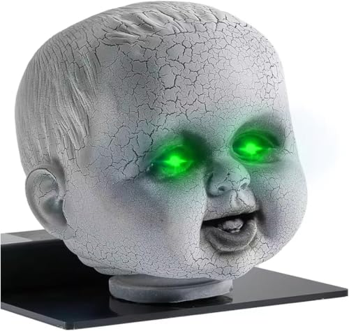 Cabeza de Muñeca Paranormal Detector EMF Verde miniatura 1