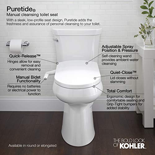 Kohler K-5724-0 5724-0 Purewash M250 Elongated Bidet Toliet Seat thumb #15