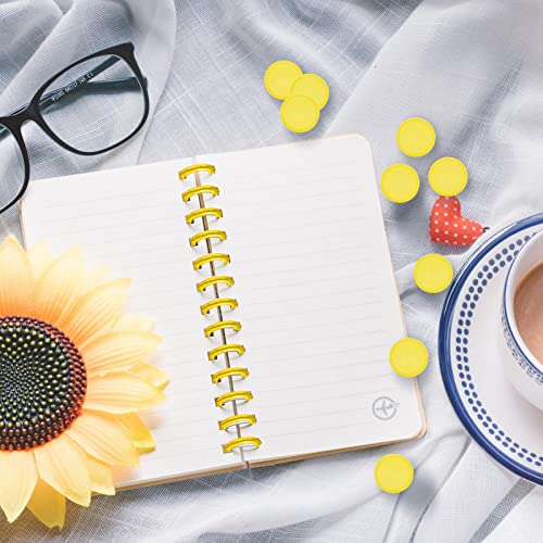 Discos de anel de encadernação multicoloridos - Anel de folha solta de buraco de cogumelo seguro e s