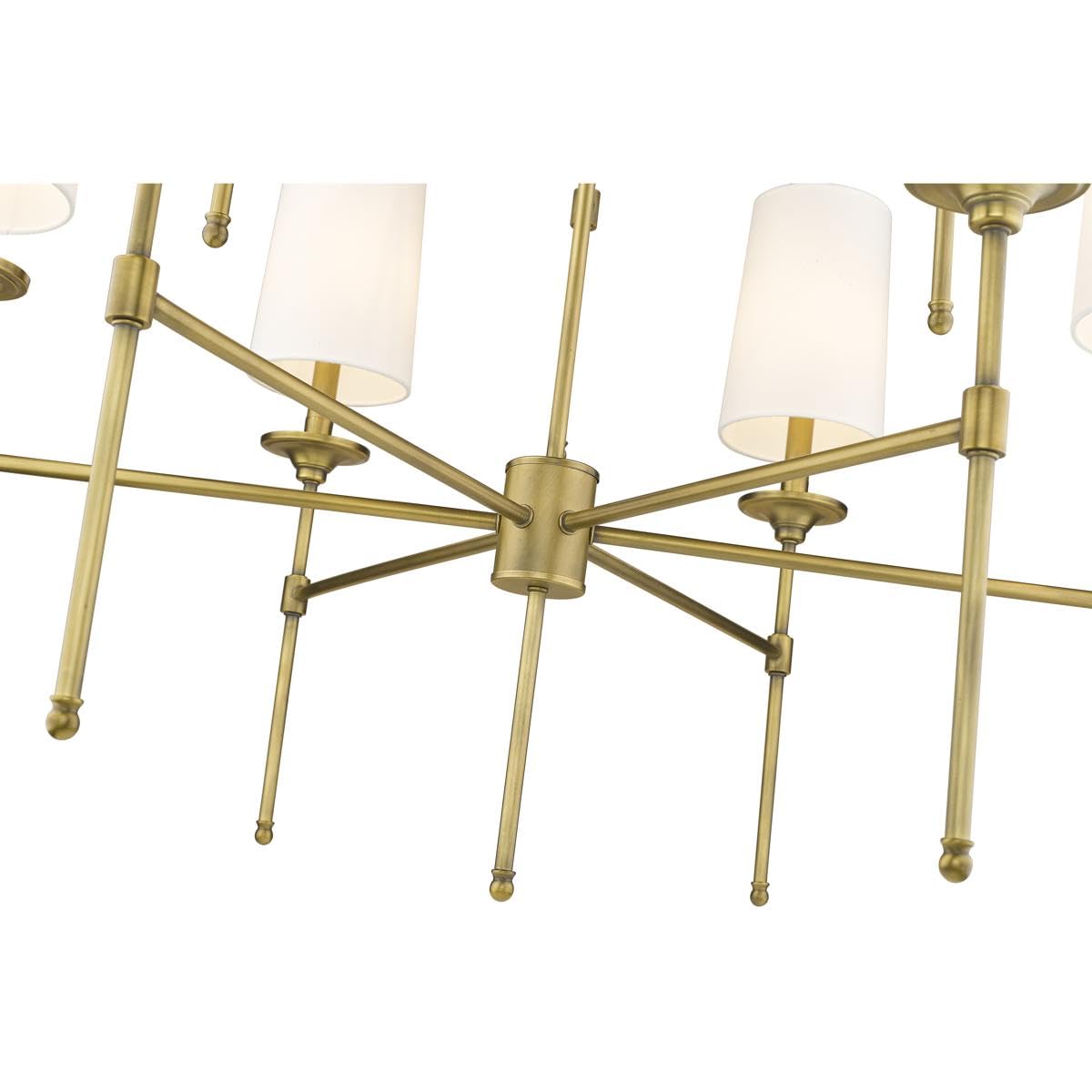 Z-Lite 3033-9RB Emily Chandelier, 9-Light 540 Total Watts, Rubbed