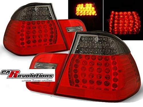 Feux arrière LED E46 09.01-03.05 - Rouge mat Cover