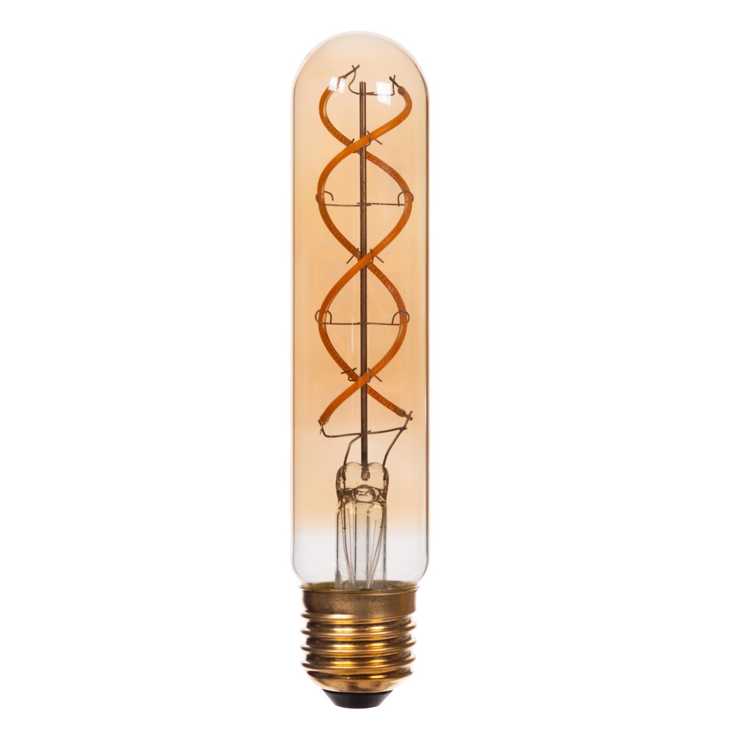 LUCIDE T32 - Bombilla de filamento, diámetro de 3 cm, E27-1x4,9 W, 2200 K, ámbar