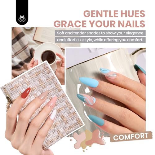 Beetles Gel Polish Beetles Gel Nail Polish 69Pcs Gel Nail Polish Set- 60 Colors Gel Polish Kit Base Coat Glossy & Matte Top Coat Soak Off Emotional Spectrum Collection Red Black Nude White All Seasons Gifts For Women thumb #5