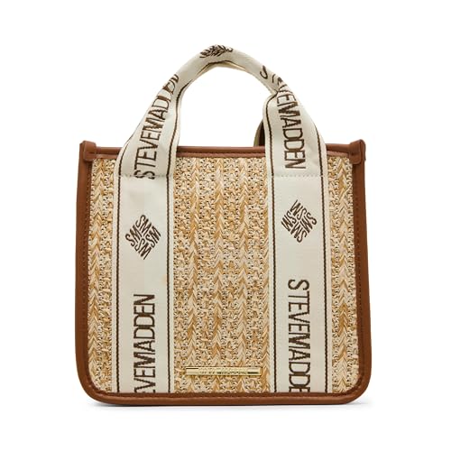 Steve Madden Bwebber Small Straw Satchel3
