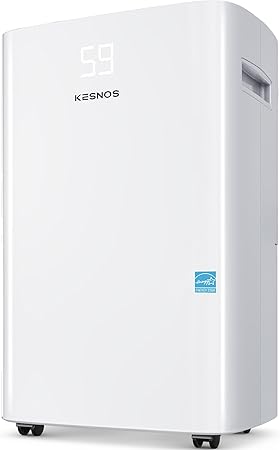 5 000 Sq. Ft. Most Efficient Energy Star 2025 Dehumidifier for Home 80 Pints.