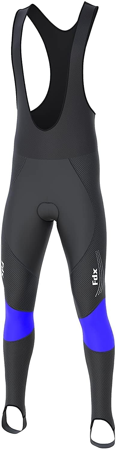 FDX Męskie spodnie rowerowe Thermodream, wyściełane 3D, termiczne, Roubaix